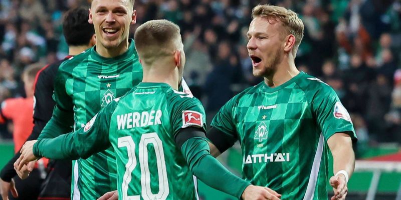 Đội bóng Bremen có phong độ tốt ở các trận trước